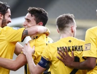 «Καυτή» ΑΕΚ ξέσπασε στο άδειο ΟΑΚΑ επί του Άρη με 4-0 (βίντεο)